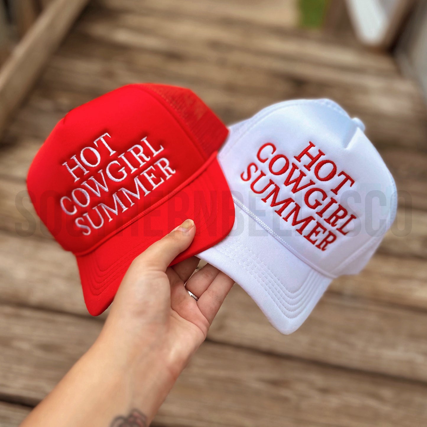 Hot Cowgirl Summer Trucker Hats