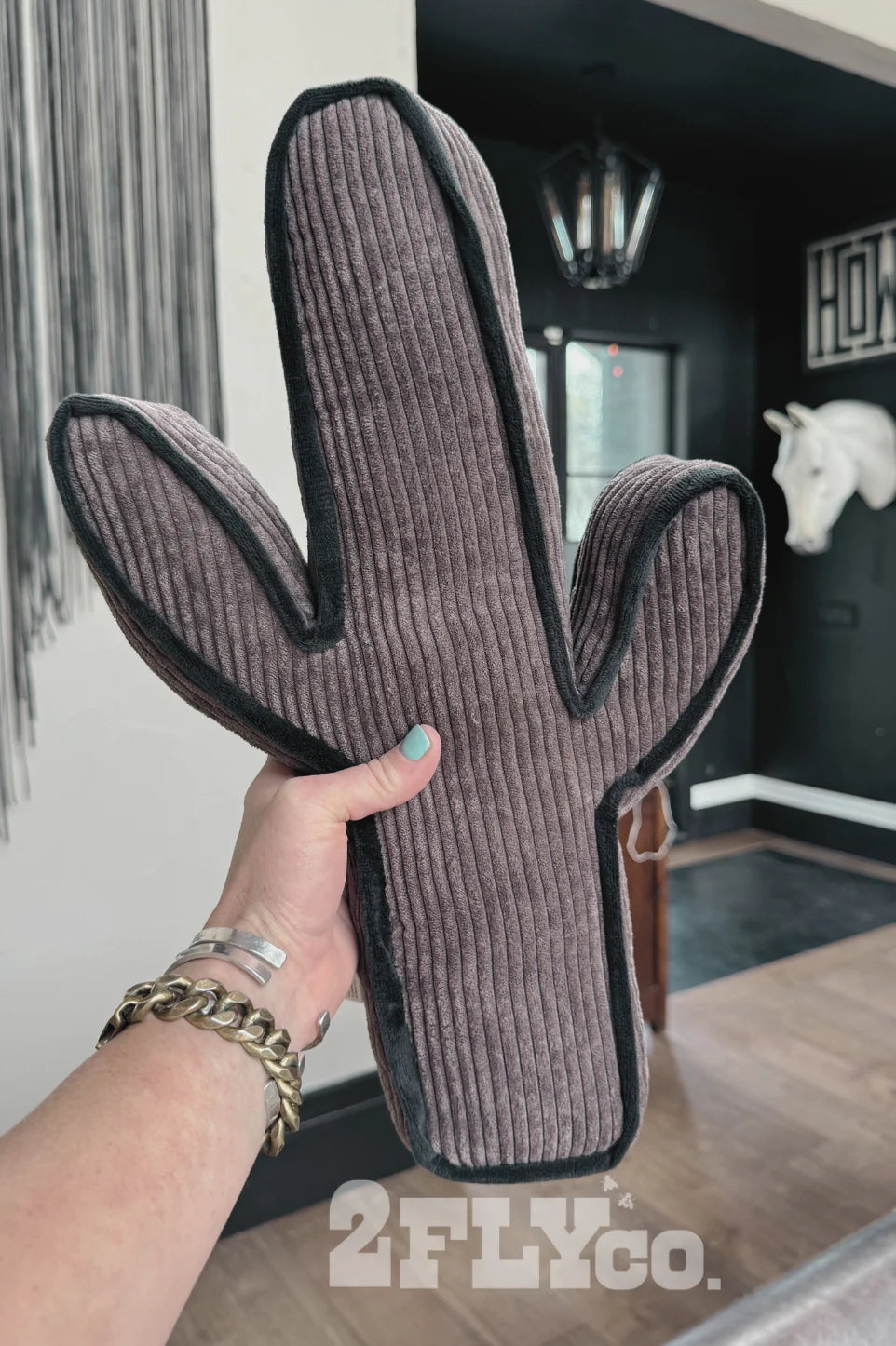 Kick A Cactus Pillow *Mocha*