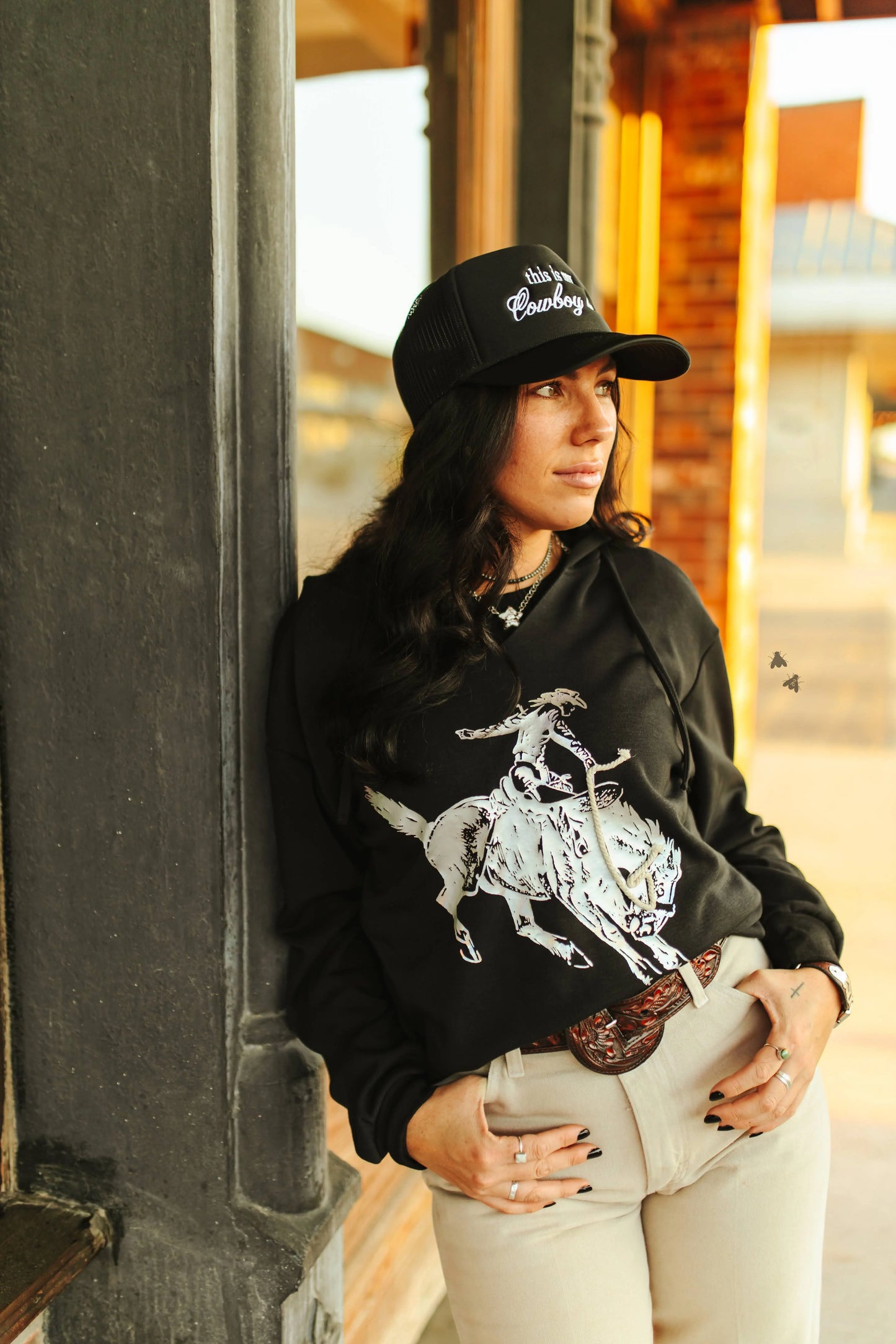 SIZE SMALL Buck The Rest Hoodie