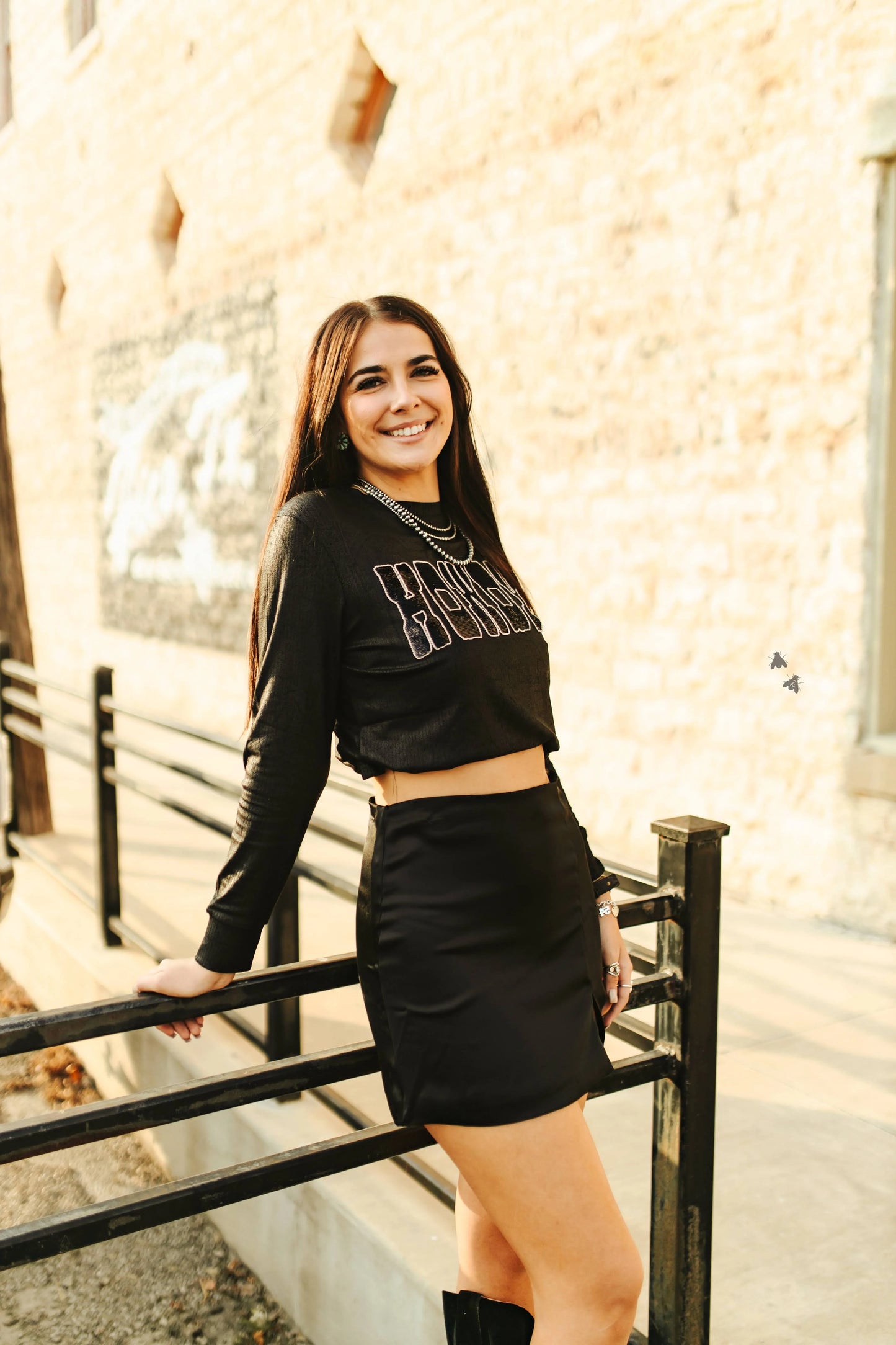 Howdy Sequins Long Sleeve