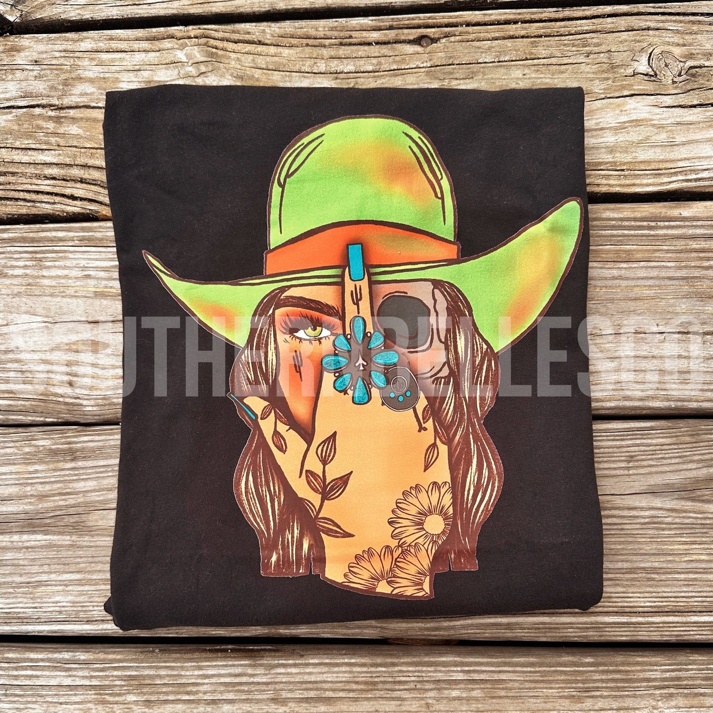 PREORDER Bad*ss Cowgirl Tee/Crew (SHIPS TO ME: 20-24 BUSINESS DAYS AFTER 4/21)