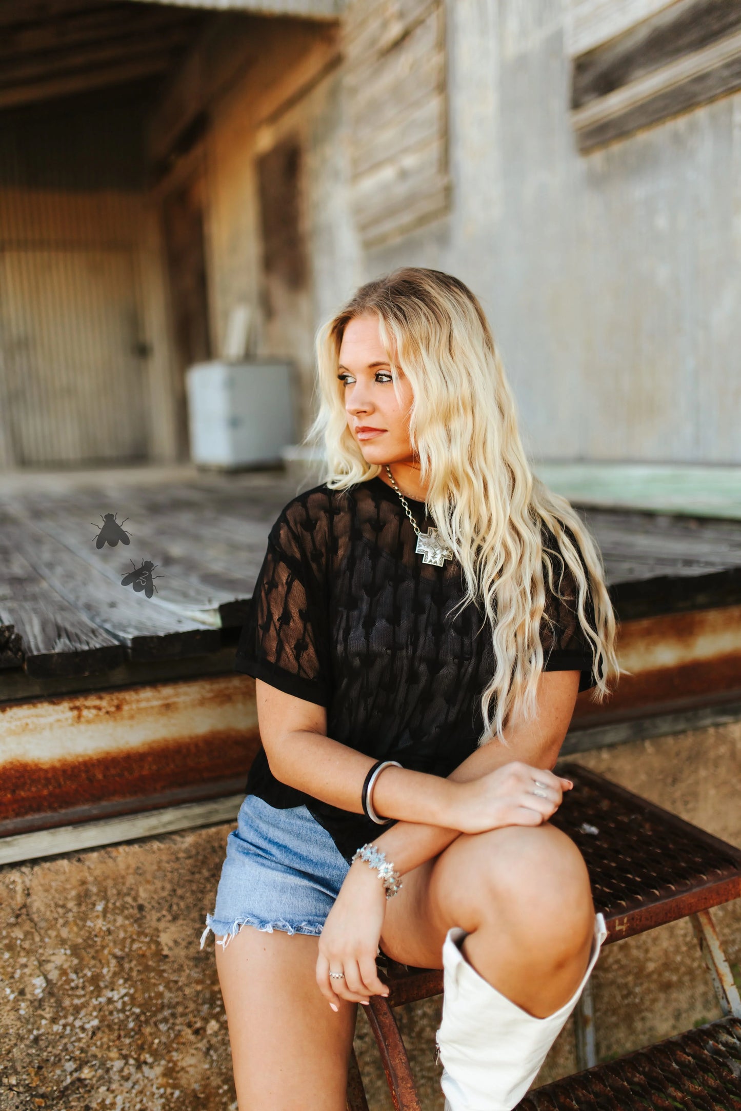 Cowtown Cutesy Top *Midnight*