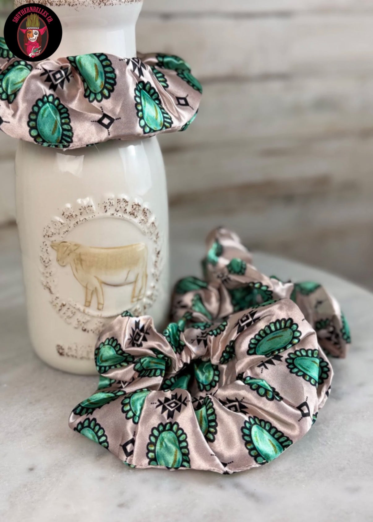Concho Stone Scrunchie