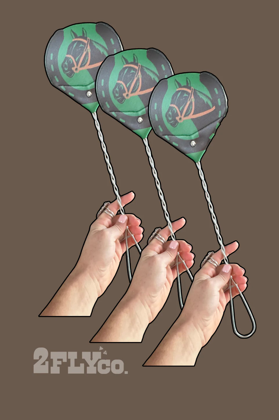 Horsin’ Around Fly Swatter *GREEN*