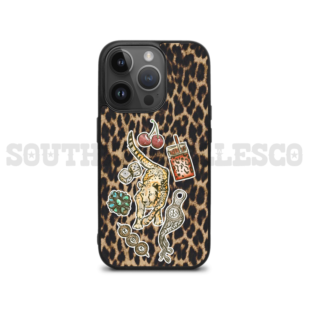 Cheetah Collage Phone Case