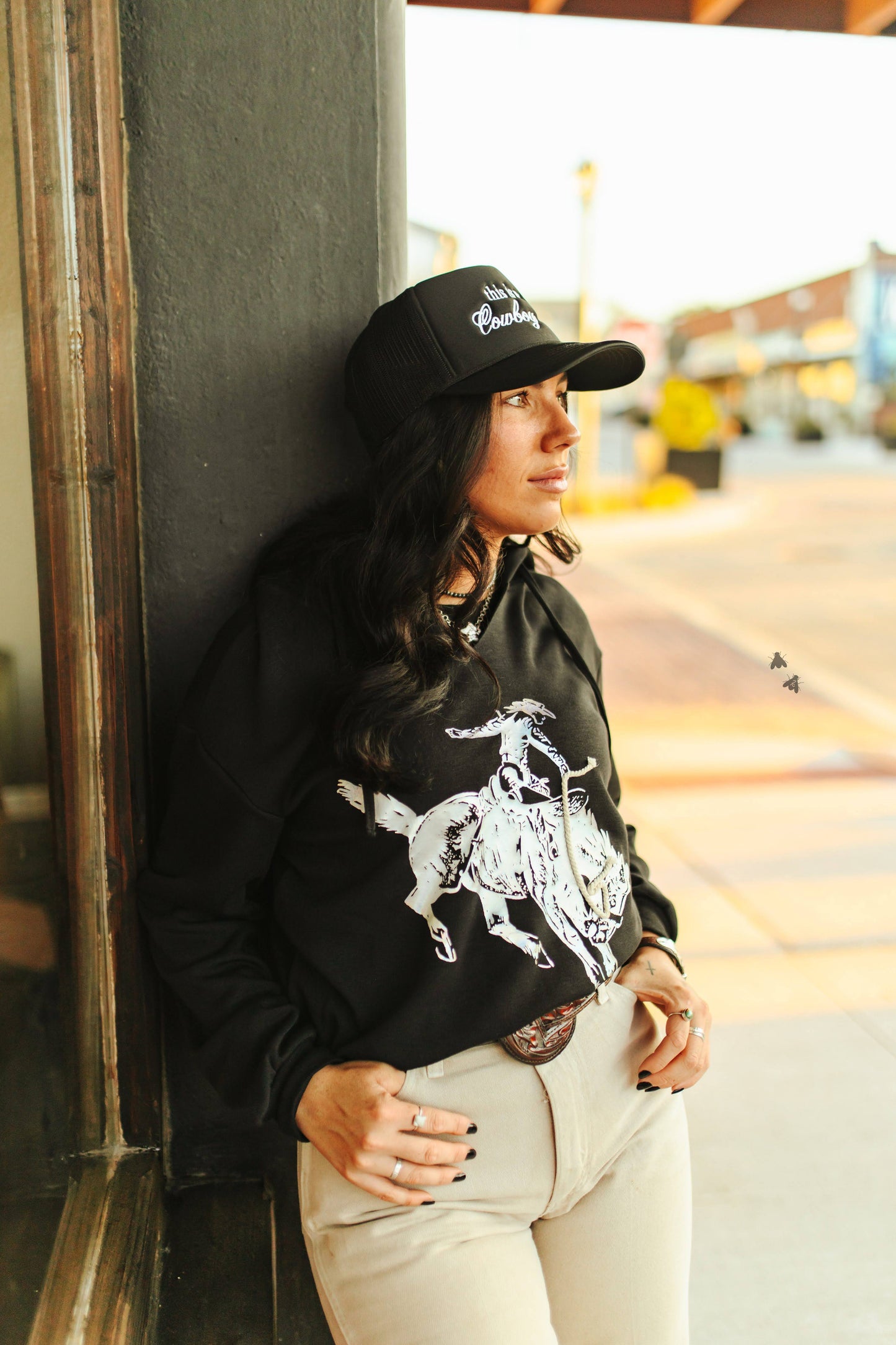 SIZE SMALL Buck The Rest Hoodie