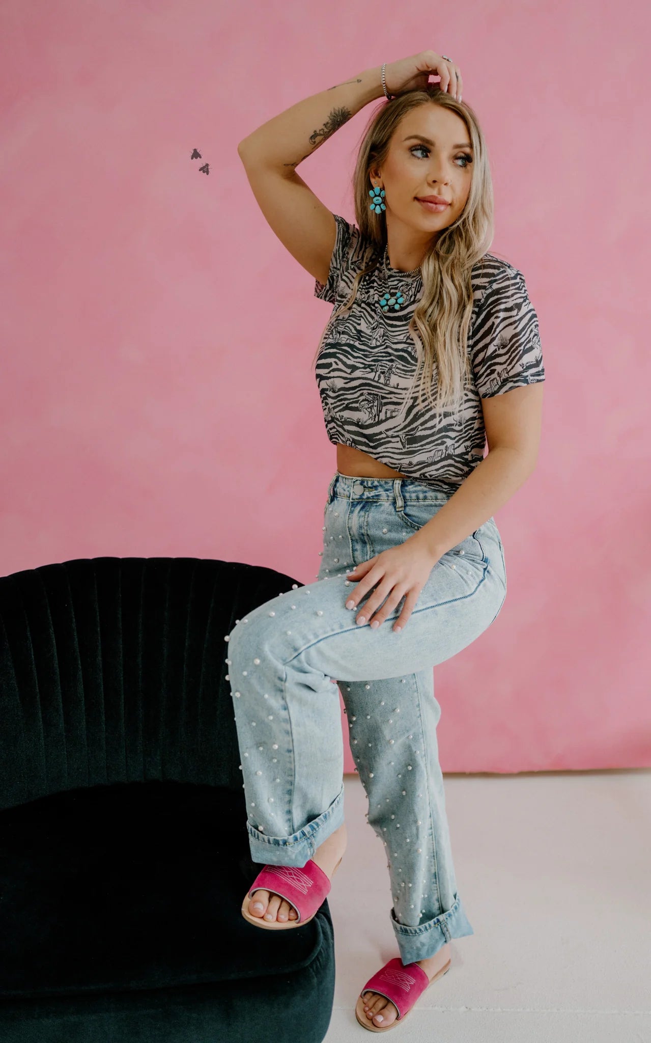 Let’s Get Wild Mesh Tee