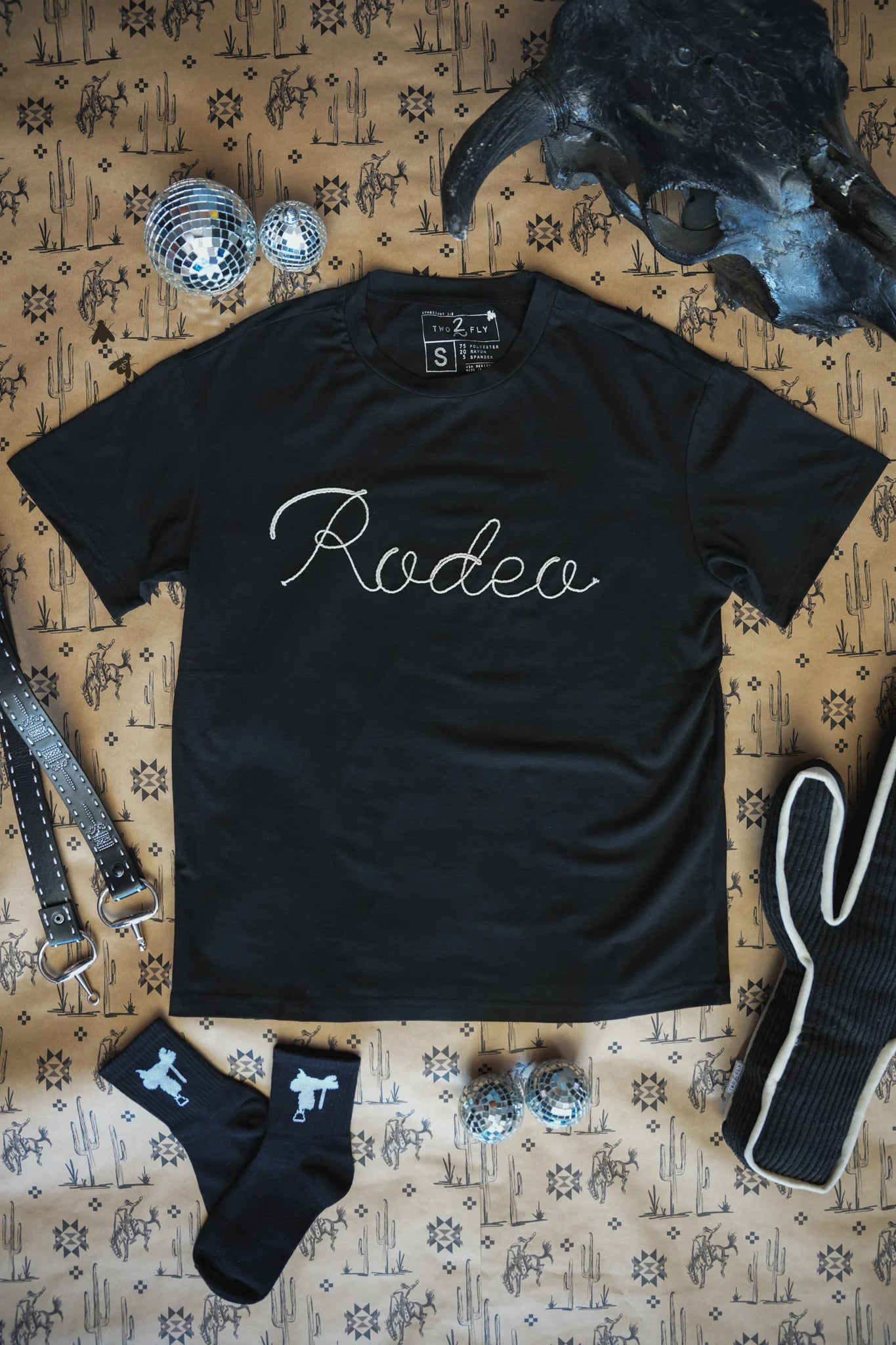 SIZE SMALL Rodeo Rope Tee