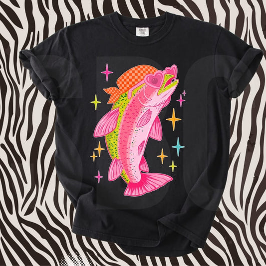 PREORDER Neon Fish Tee *4 Colors* (SHIPS TO ME: 20-24 BUSINESS DAYS AFTER 6/19)