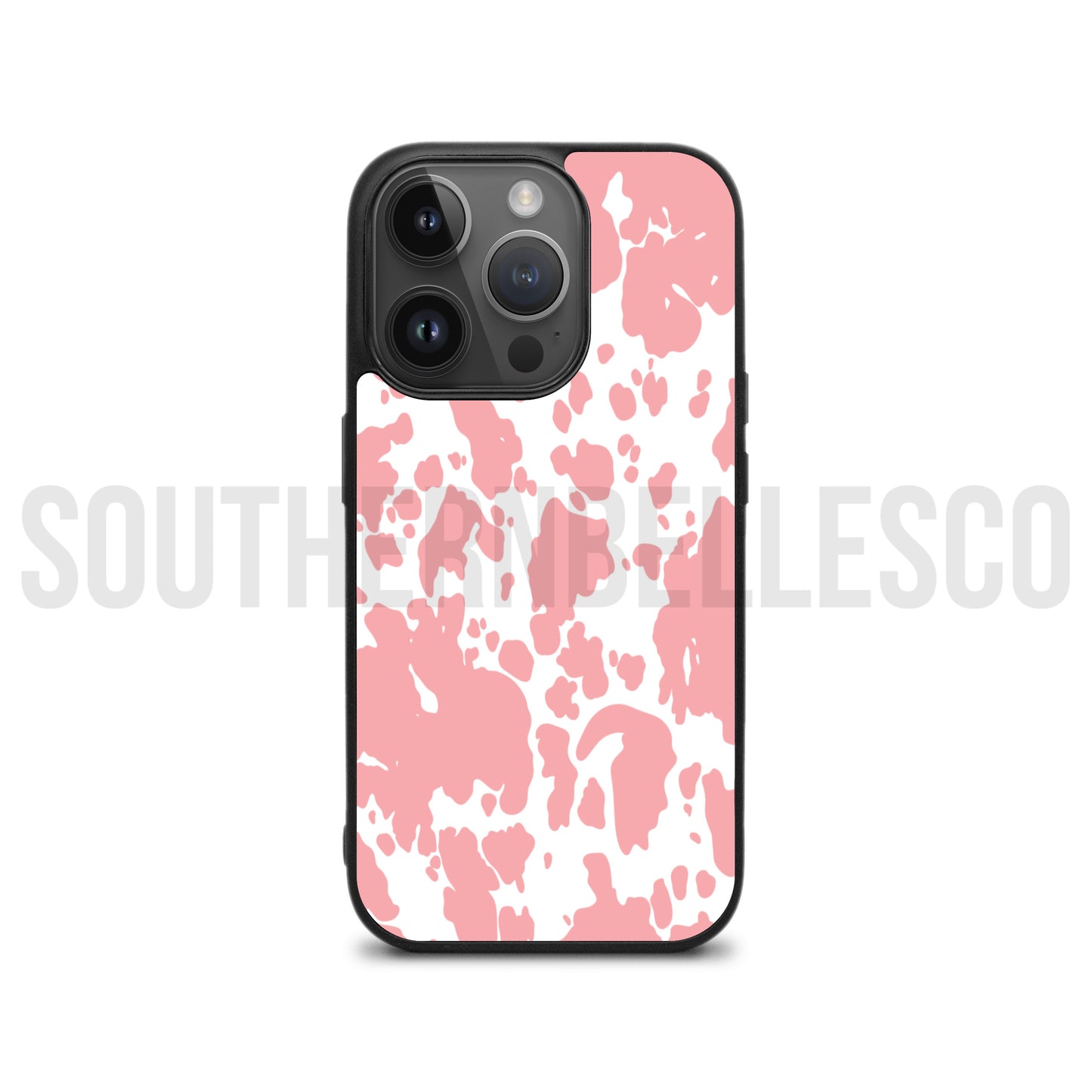 Pink Cow Print Phone Case