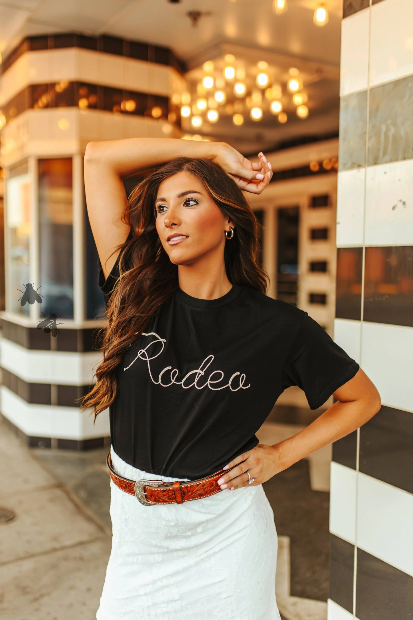 SIZE SMALL Rodeo Rope Tee