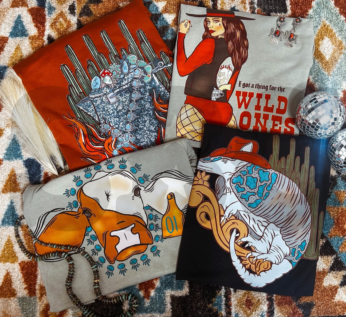 PREORDER Western/Edgy Tees *4 Styles* (SHIPS TO ME: 20-24 BUSINESS DAYS AFTER 10/12)