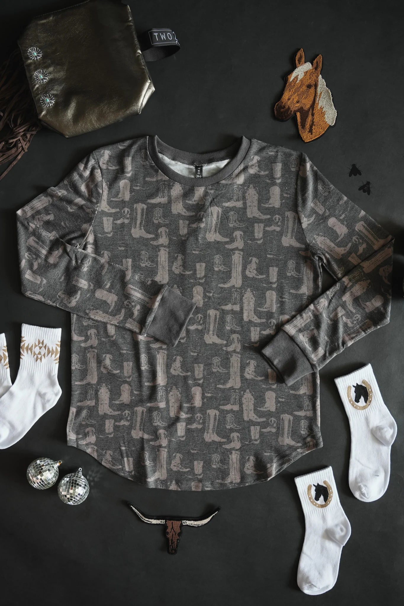 SIZE SMALL Loungy Lariat Set *Boot Scoot*