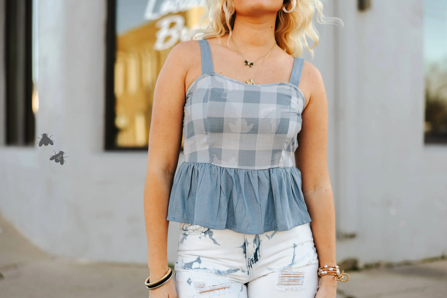 Dancehall Denim Top