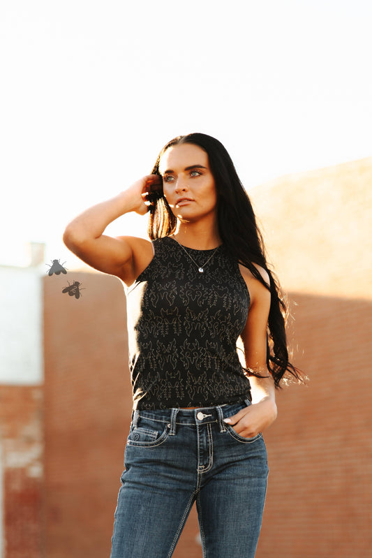 SIZE MEDIUM Midnight Mesa Tank