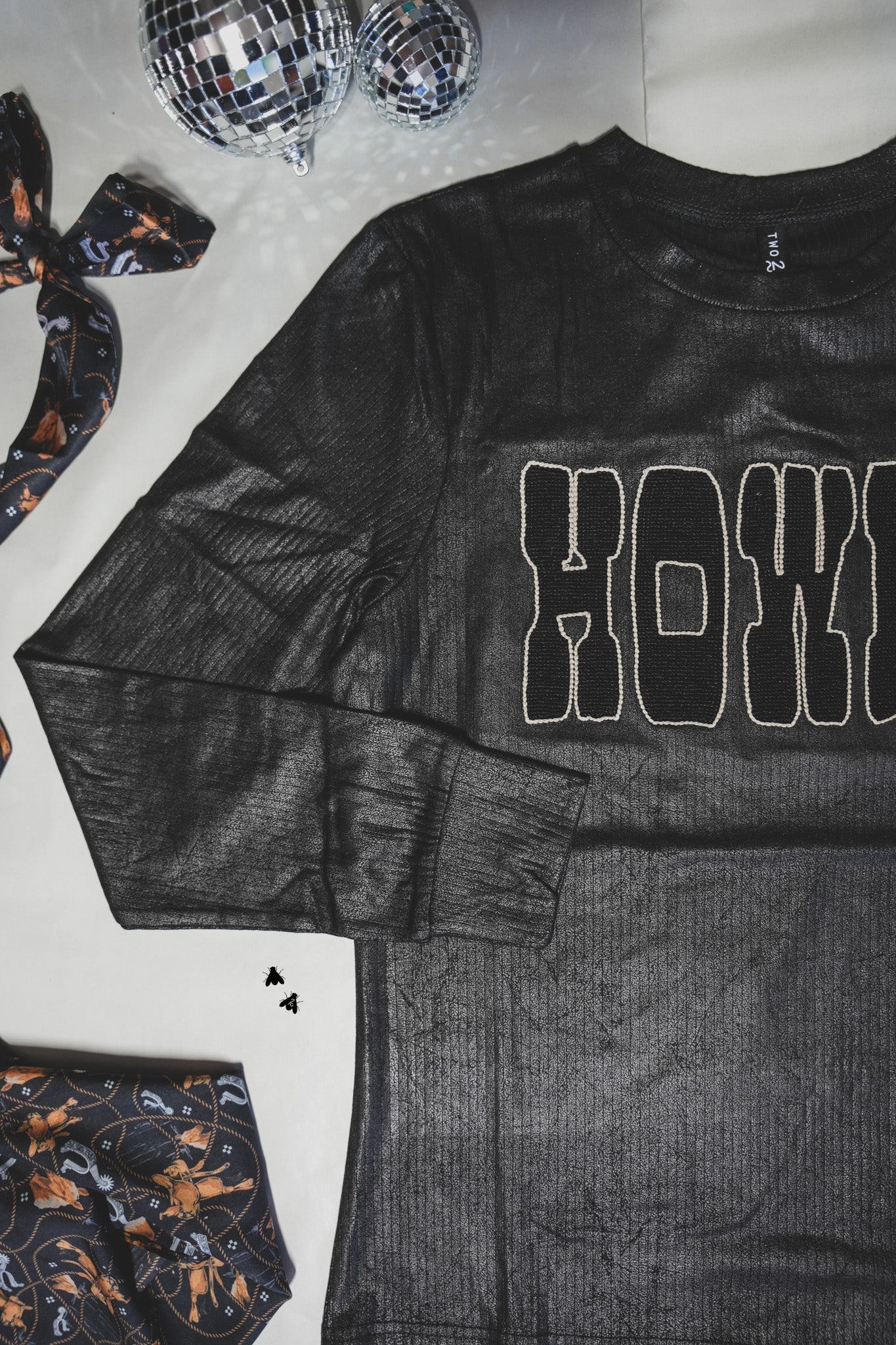 Howdy Sequins Long Sleeve