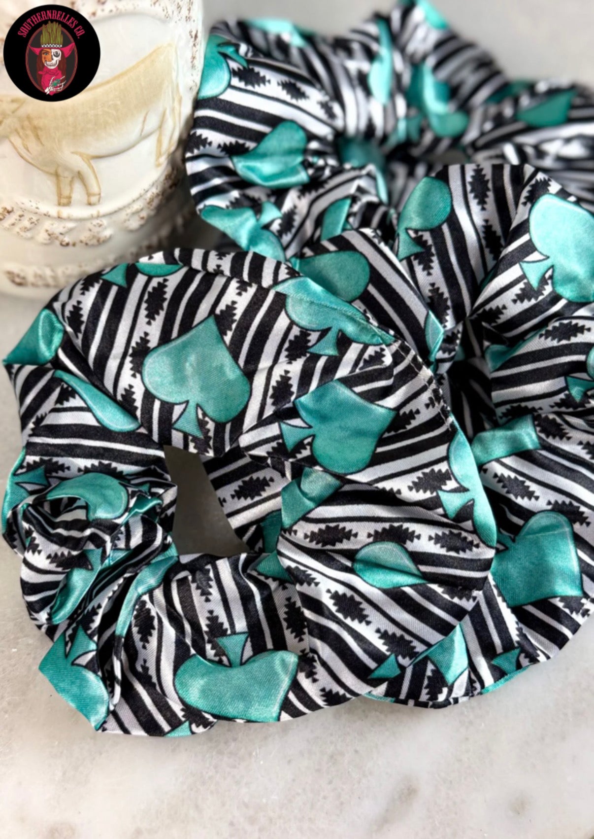 Aztec Spade Scrunchie