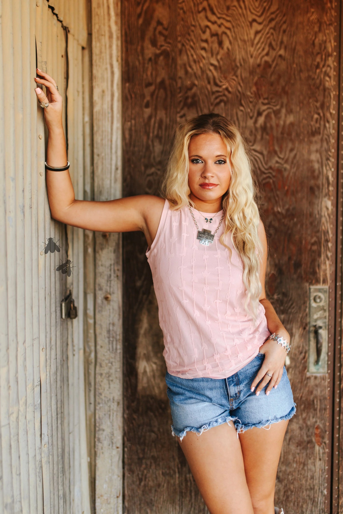 My Lady Lace Tank *Dusty Rose*