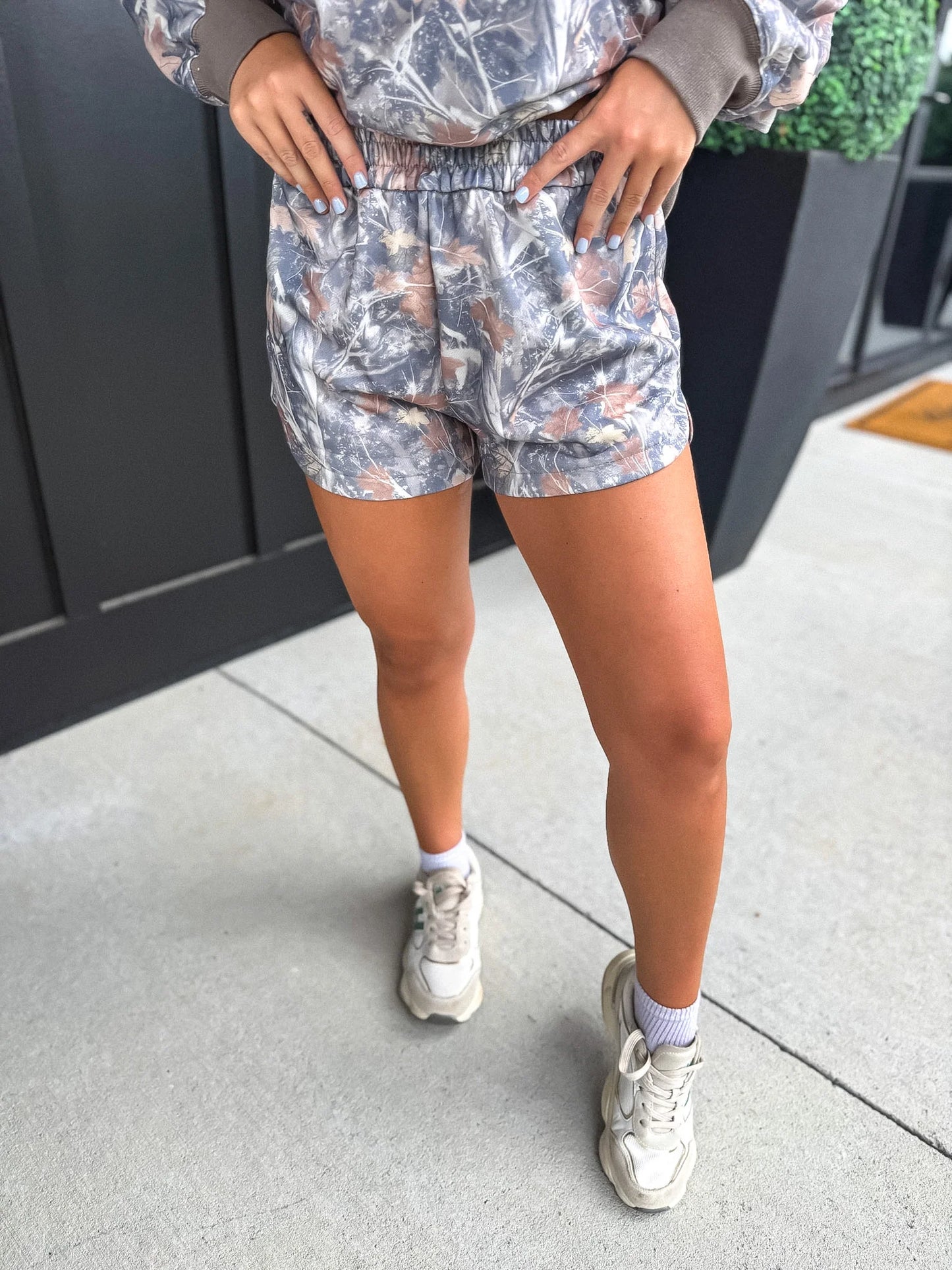 PREORDER Comfort Terry Shorts in Timber Haze Camo (SHIPS TO ME: DECEMBER)