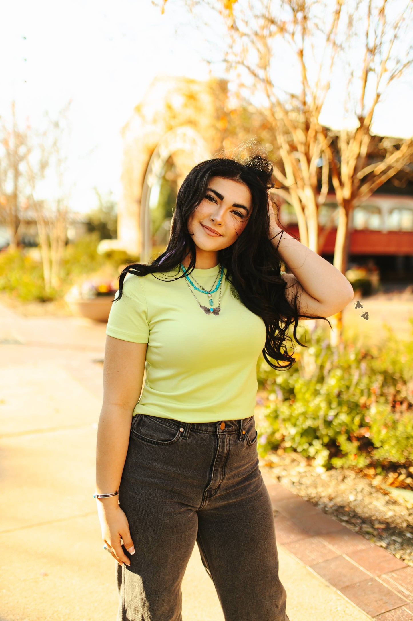 Cloud Basic Snug Tee *Lime*