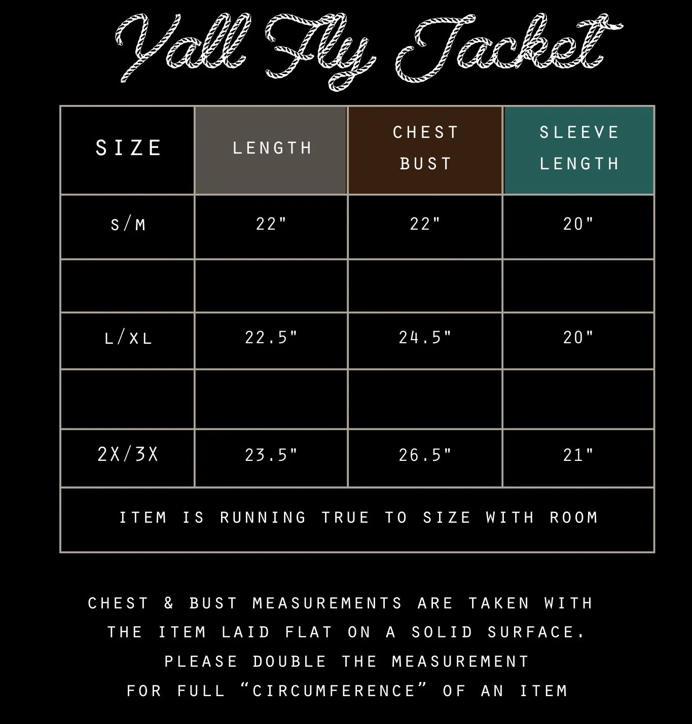 Y’all Fly Jacket *Chrome*