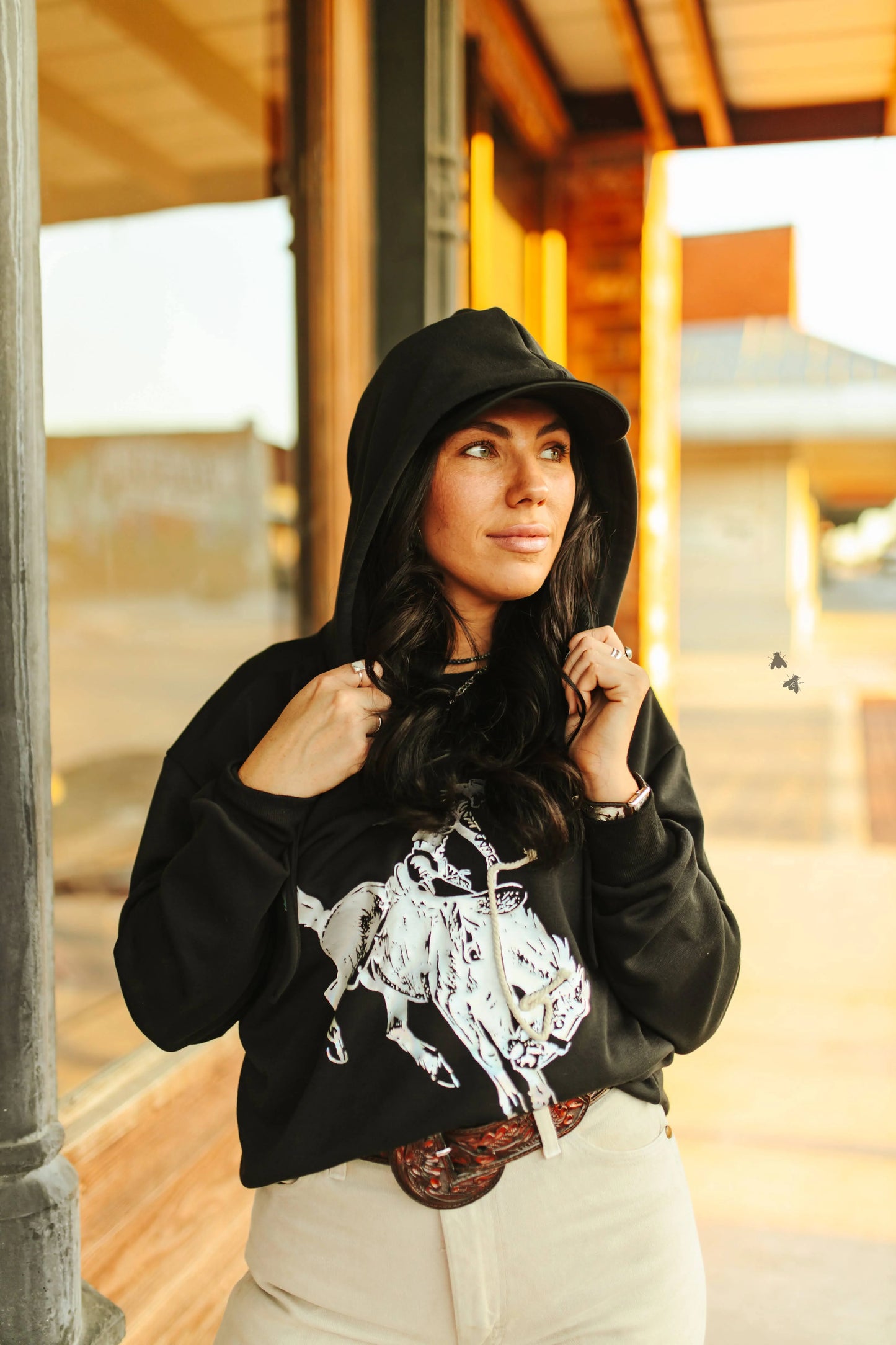 SIZE SMALL Buck The Rest Hoodie