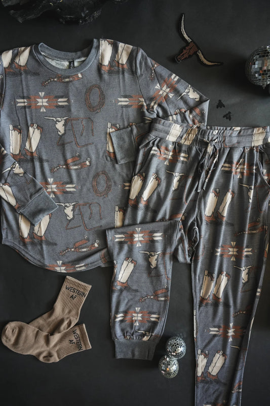 SIZE MEDIUM Loungy Lariat Set *Westy West*
