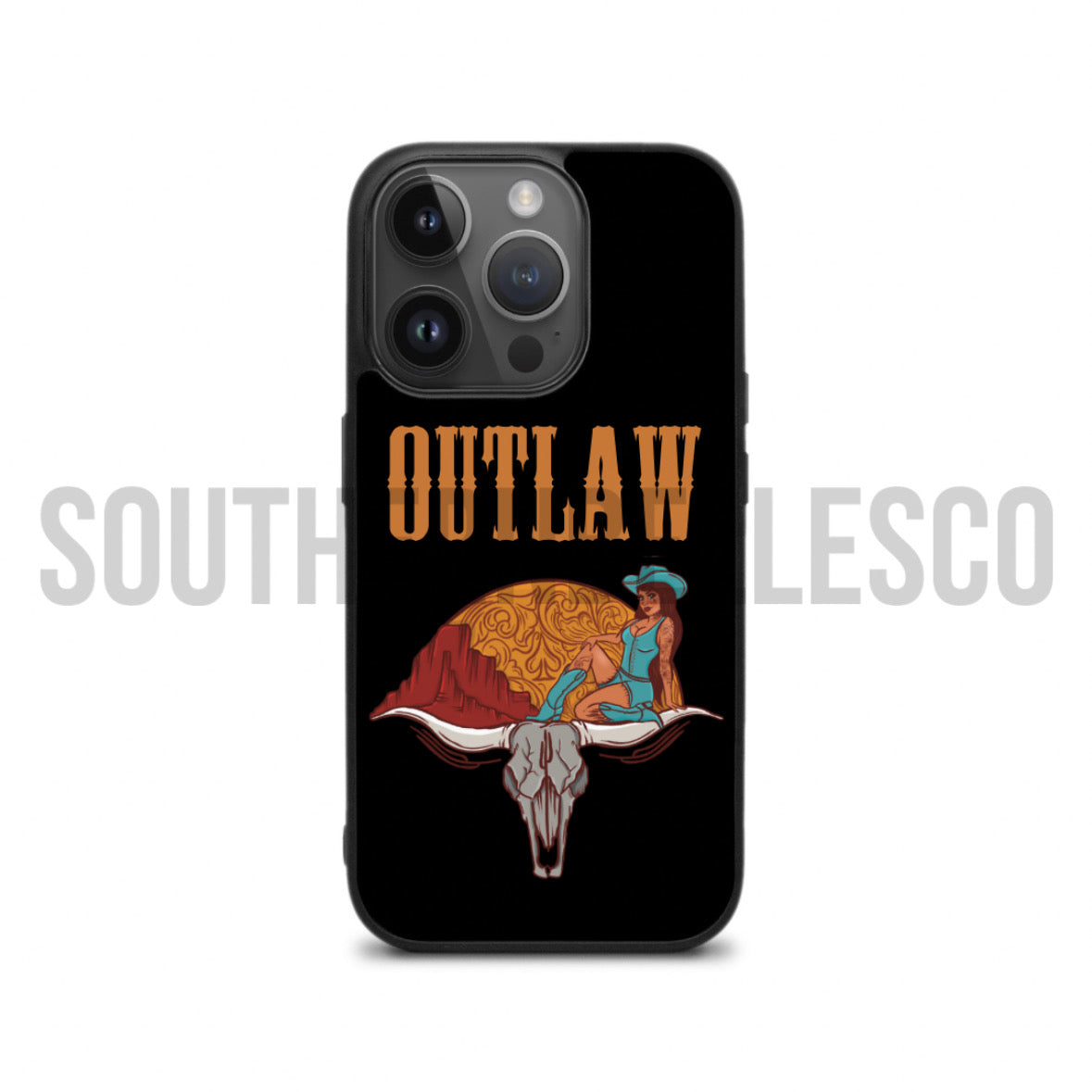 Outlaws & Longhorns Phone Case