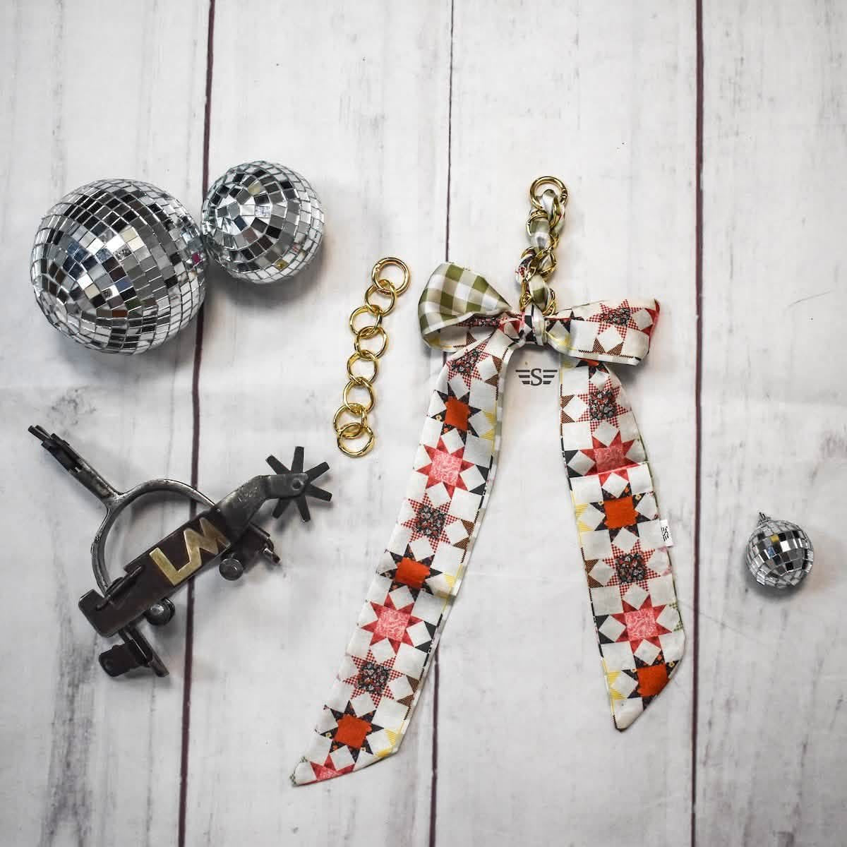 Neon Cowboy Twilly Bag Charm