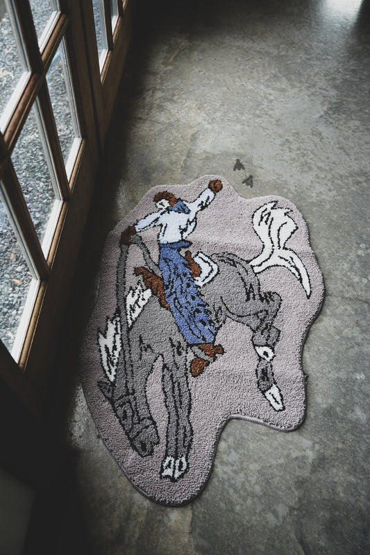 Bronc Buster Rug