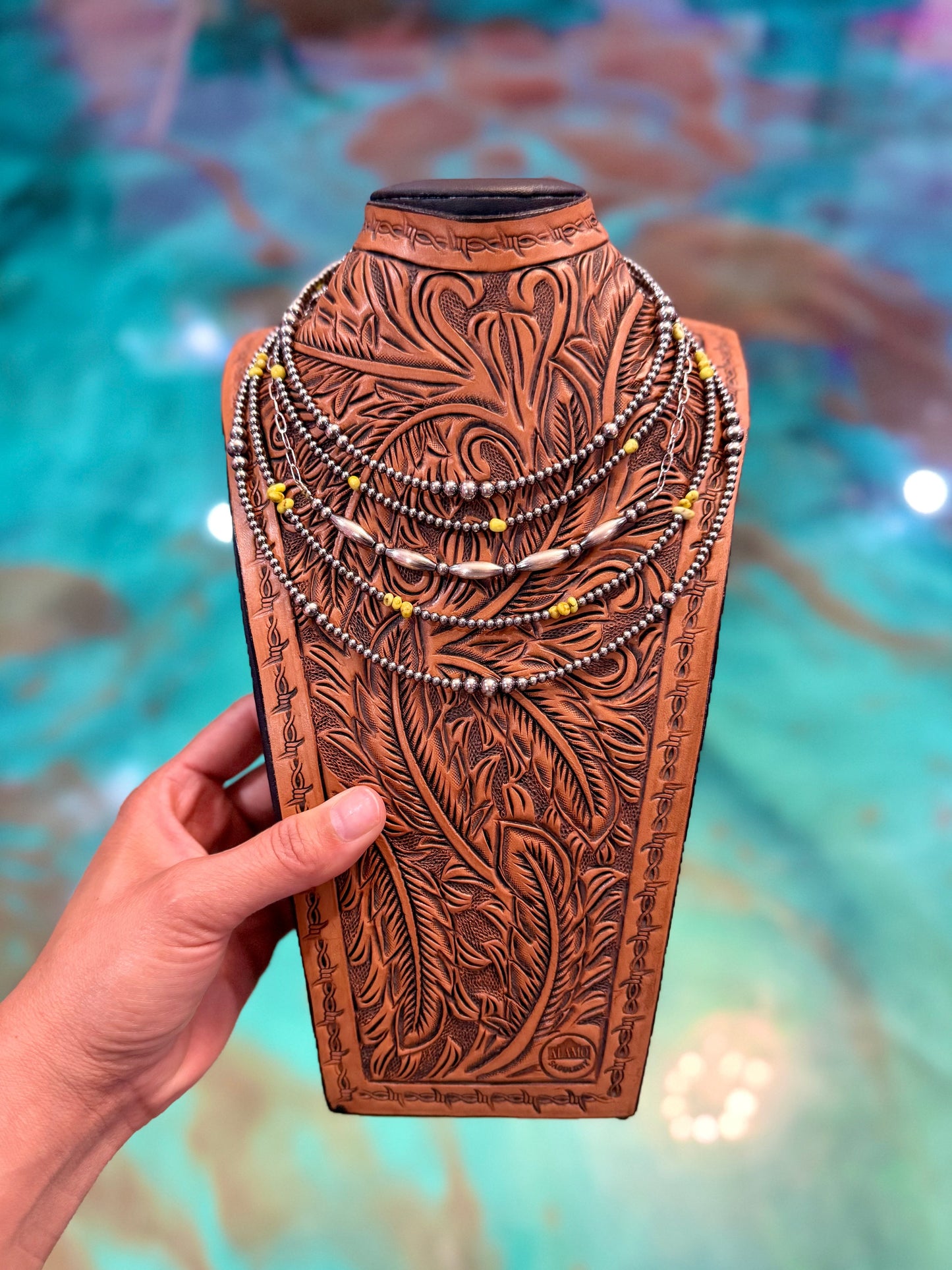 Palomino Turquoise & Sterling Silver Layering Stack - Pick Your Favorite