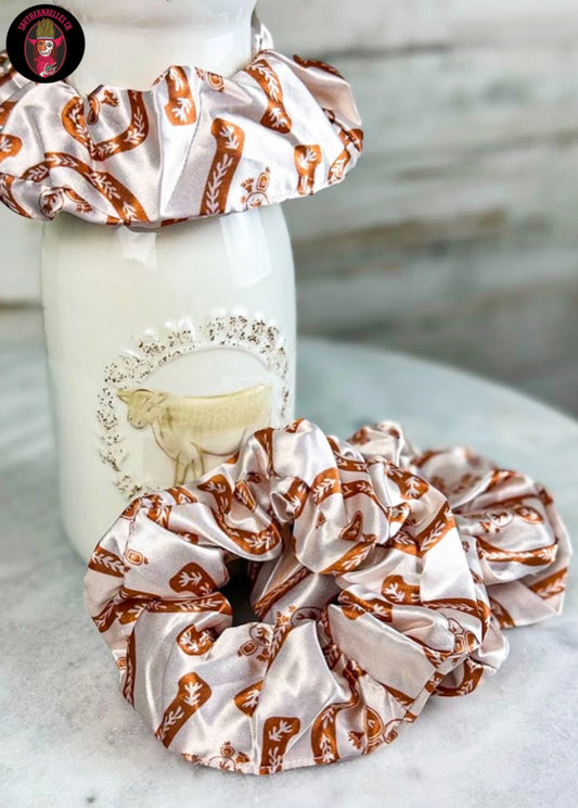 Terracotta Horseshoe Scrunchie