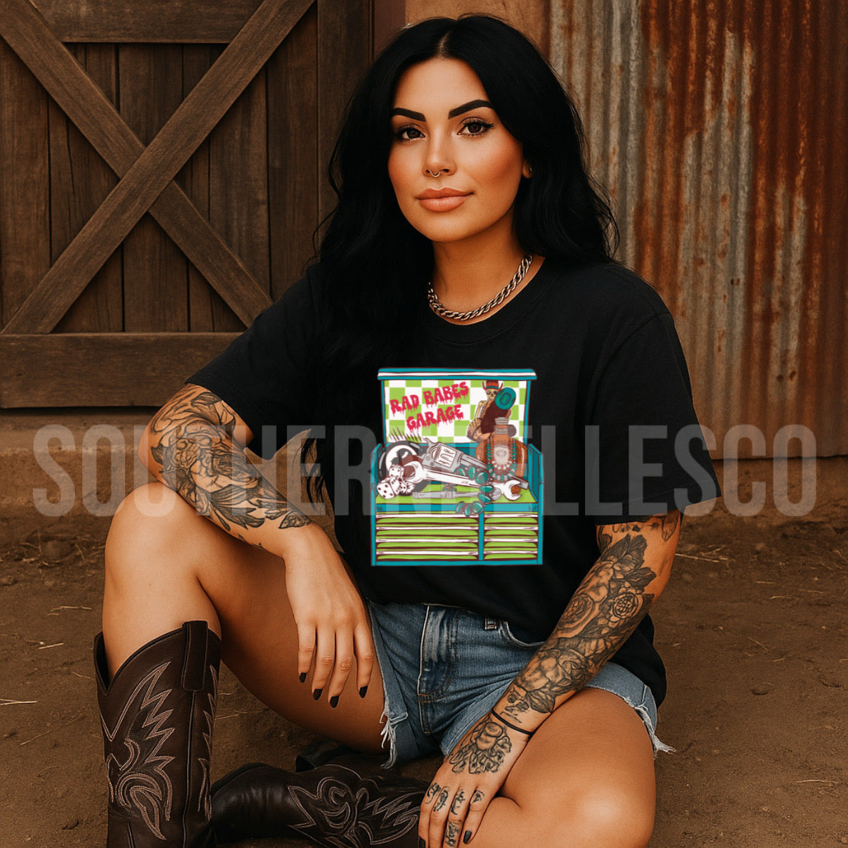 PREORDER Rad Babes Garage Tee *3 Colors* (SHIPS TO ME: 20-24 BUSINESS DAYS AFTER 9/12)
