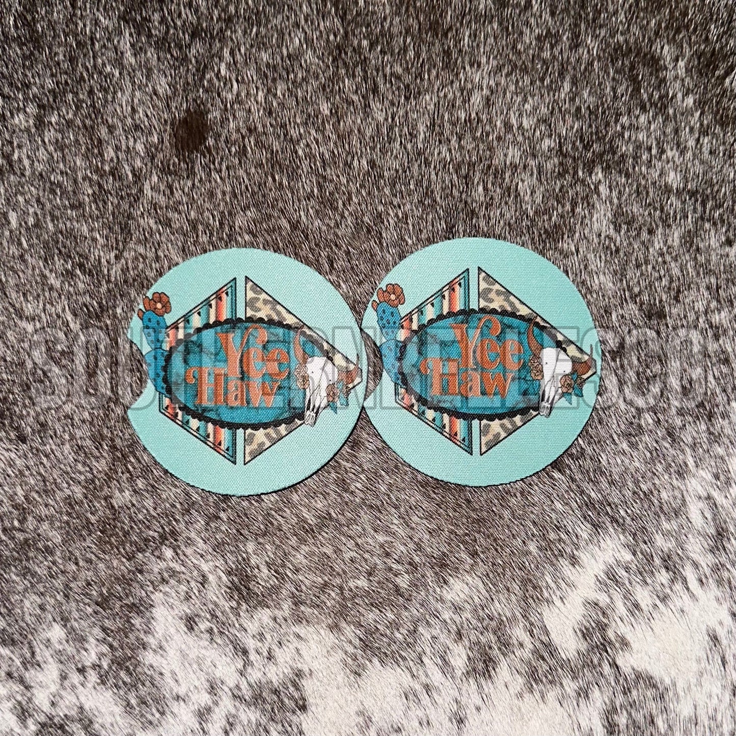 The YeeHaw Car Coasters