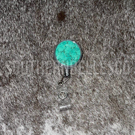 Turquoise Badge Reel