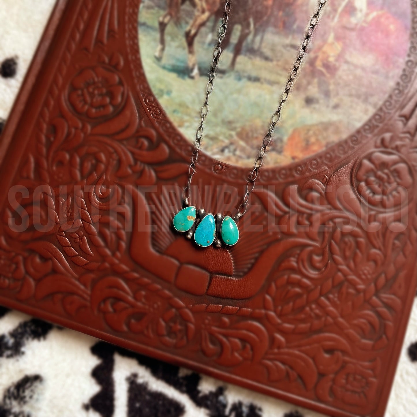 Kingman Turquoise Necklace-Timothy Yazzie