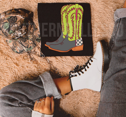 PREORDER Neon Boots Tee (SHIPS TO ME: 20-24 BUSINESS DAYS AFTER 10/30)
