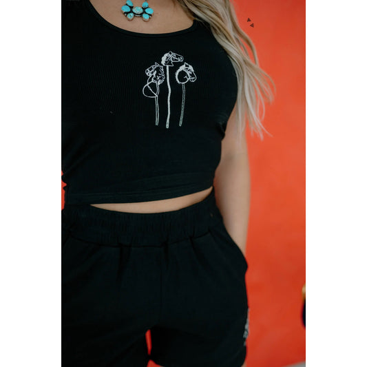 SIZE SMALL Lasso Tank & Short Set