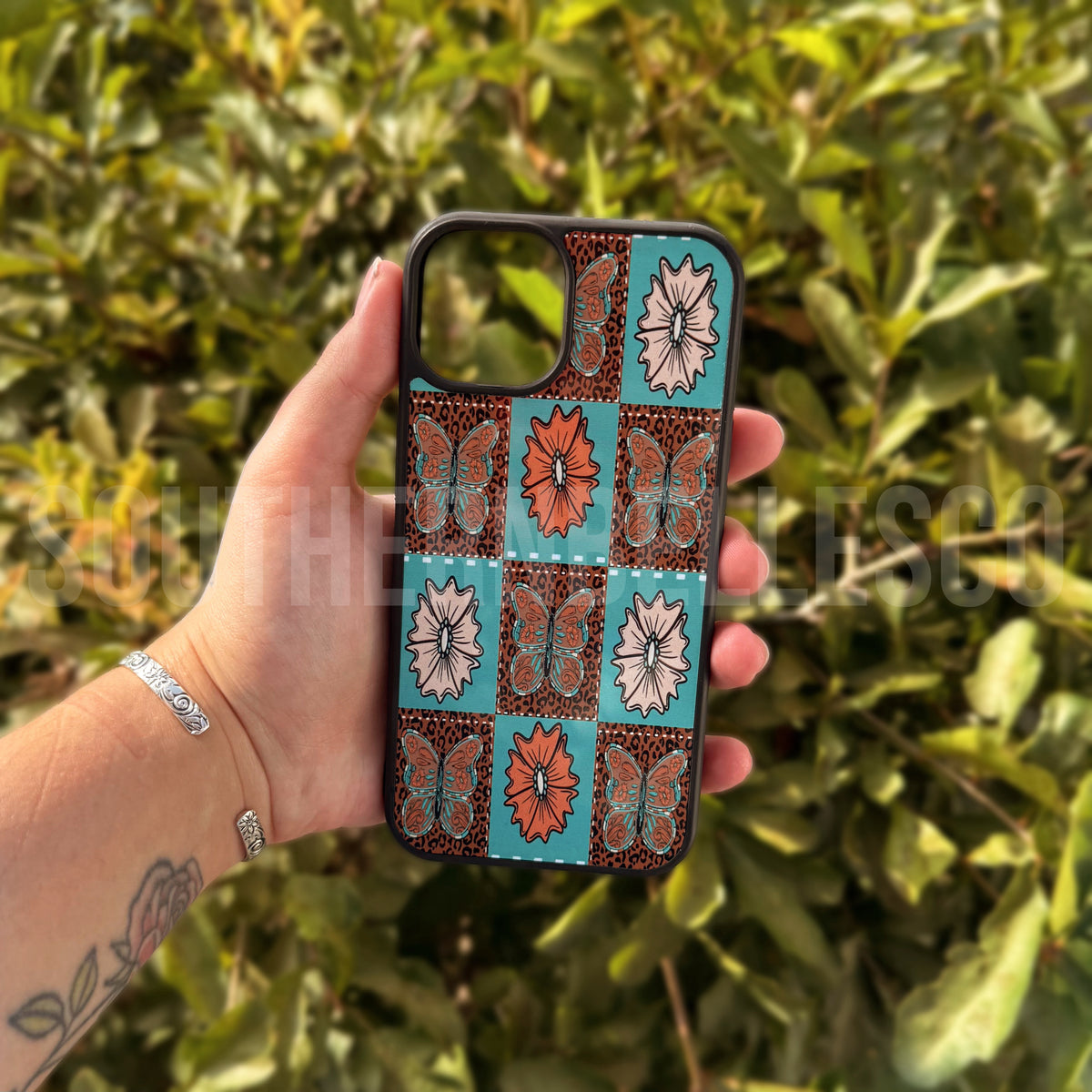 Western Patchwork Phone Case