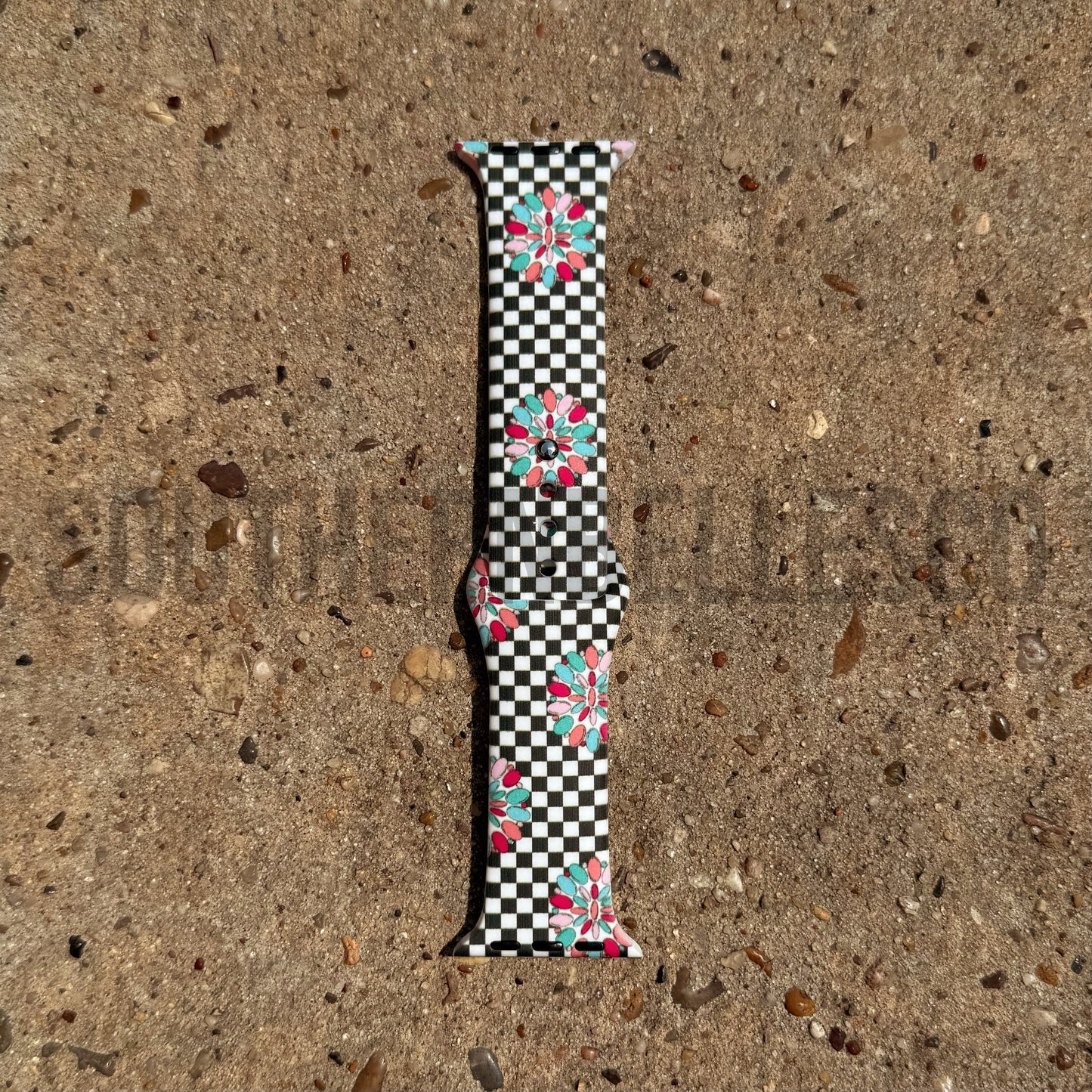 Checkered Squash Apple Watchband