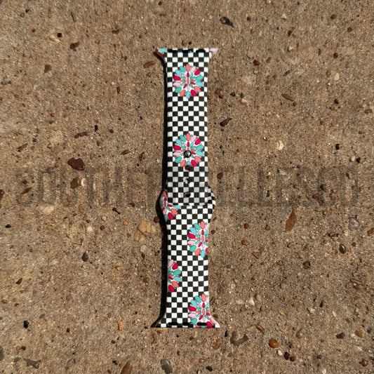 Checkered Squash Apple Watchband