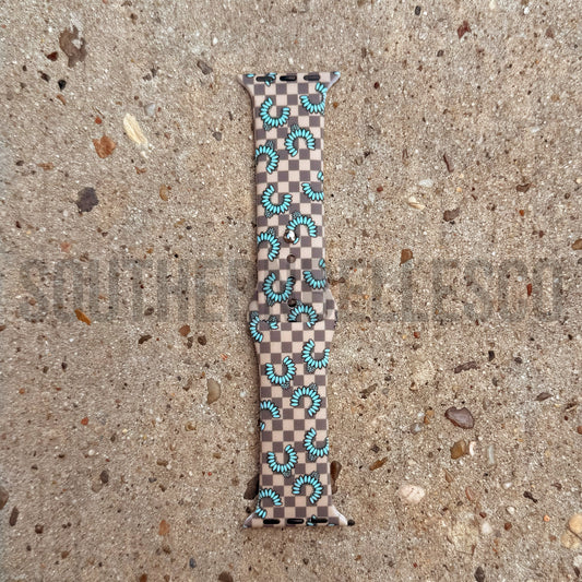 Checkered Squash Apple Watchband