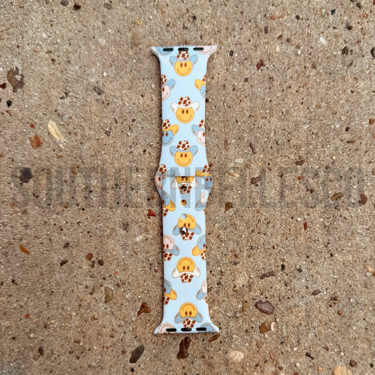 Happy Cowboy Apple Watchband