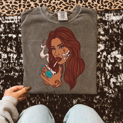 PREORDER Smoke A Little Smoke Tee *2 Colors* (SHIPS TO ME: 20-24 BUSINESS DAYS AFTER 11/29)