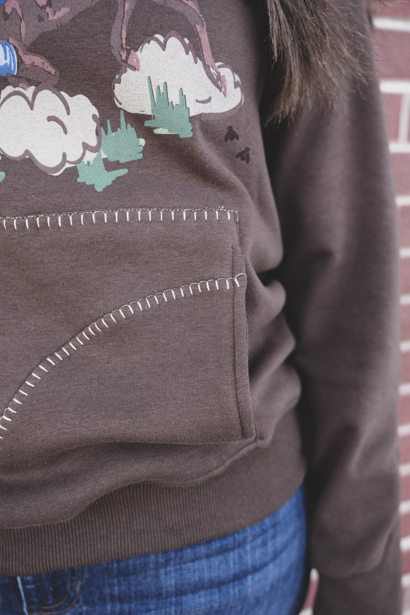 The Bulldogger Hoodie *Chocolate*