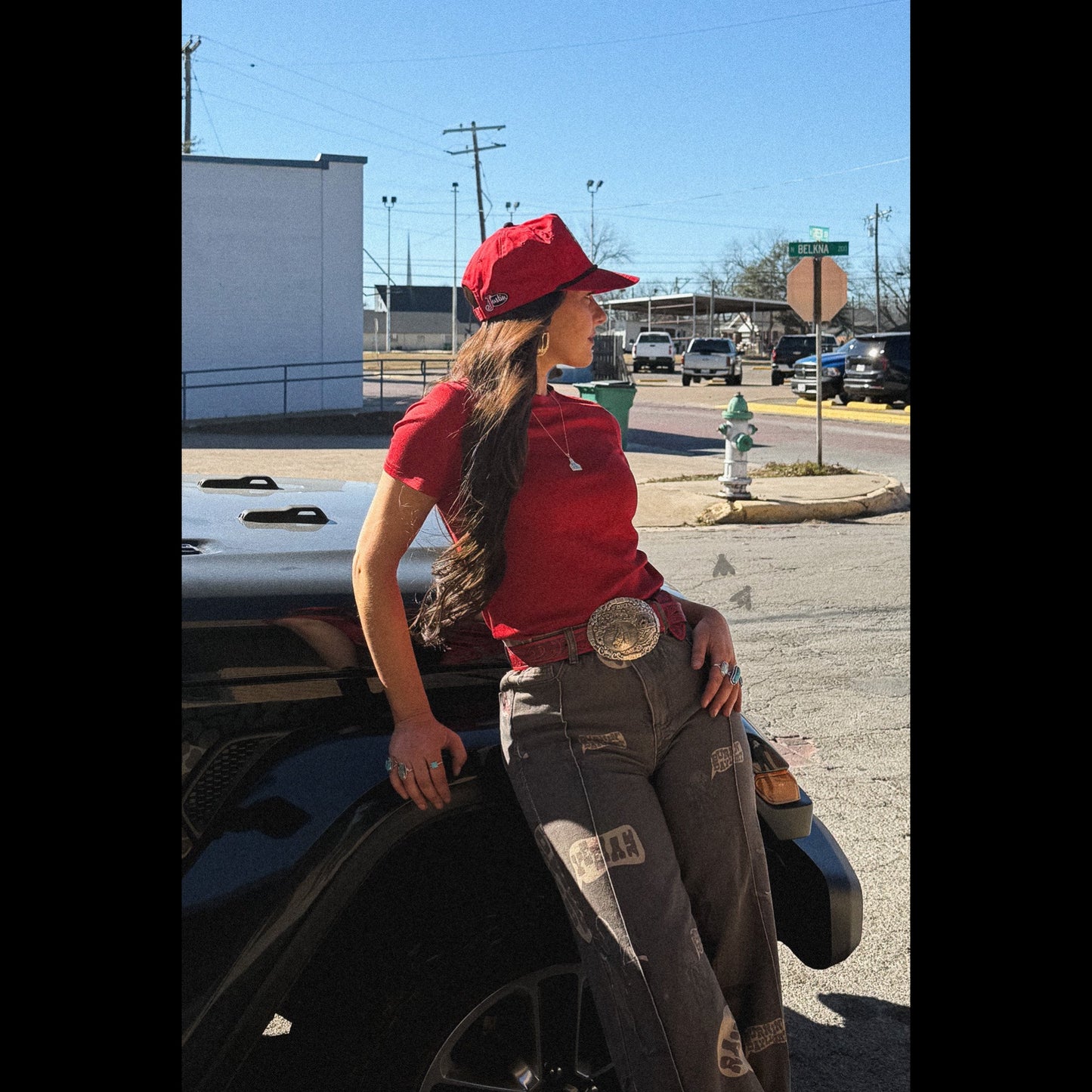 Cloud Basic Snug Tee *Rojo*