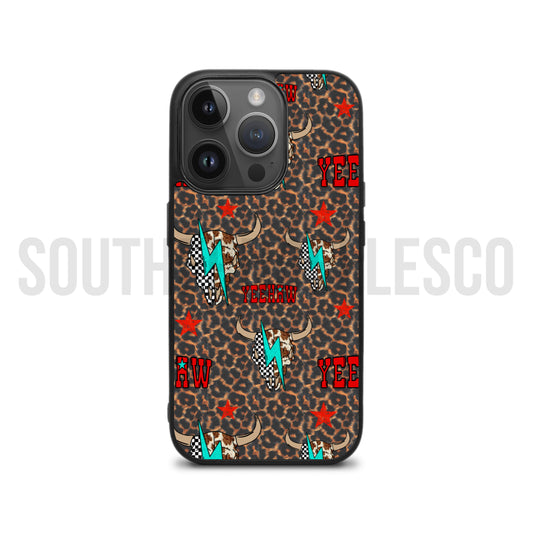 Yeehaw Leopard Phone Case