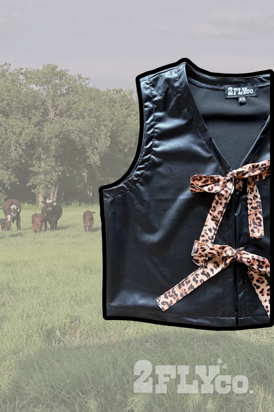 SIZE S/M Lasso The Leopard Vest