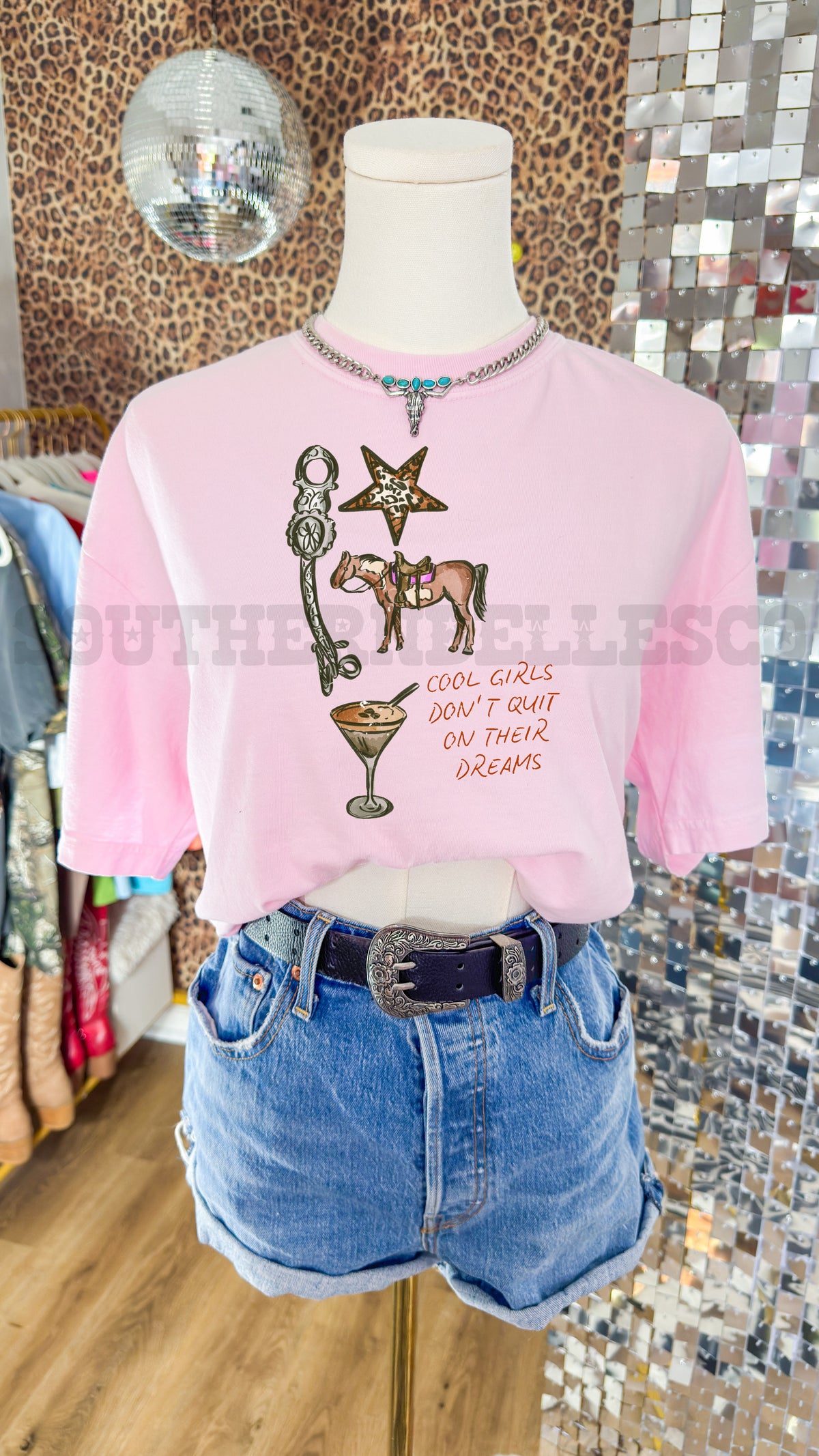 PREORDER Cool Girls Don’t Quit Tee/Crew (SHIPS TO ME: 20-24 BUSINESS DAYS AFTER 11/05)