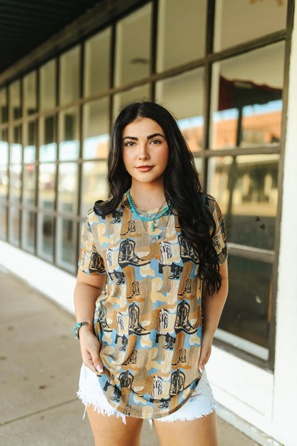 Hee Haw Heels Tee